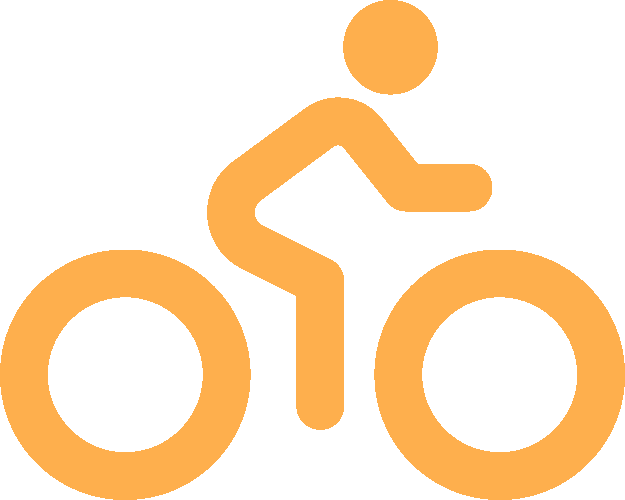 icône personne qui fait du vélo