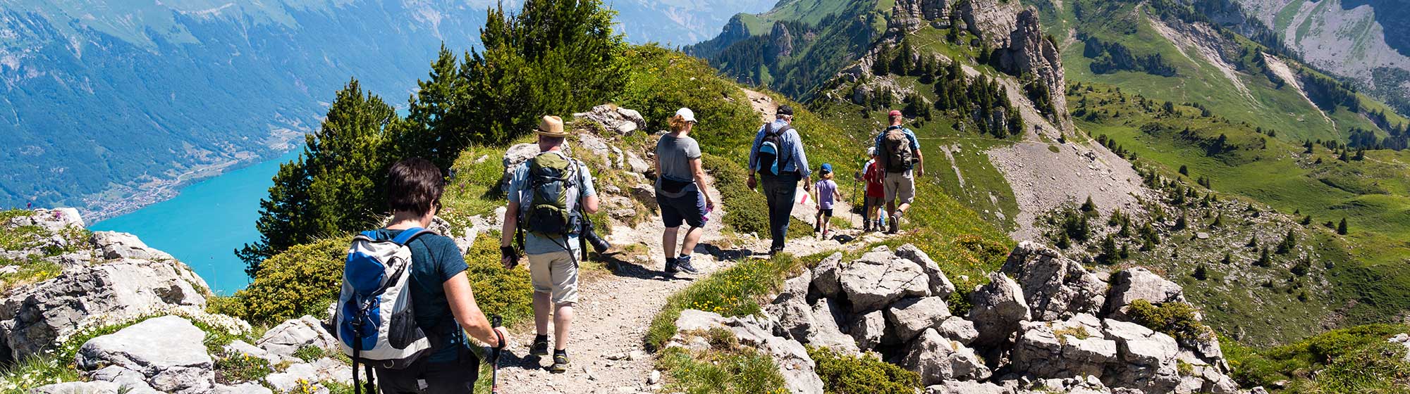 Une balade sur la crête de la montagne
