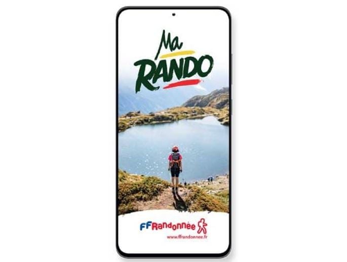 Un exemple de l'application MaRando de la FFFrandonnée