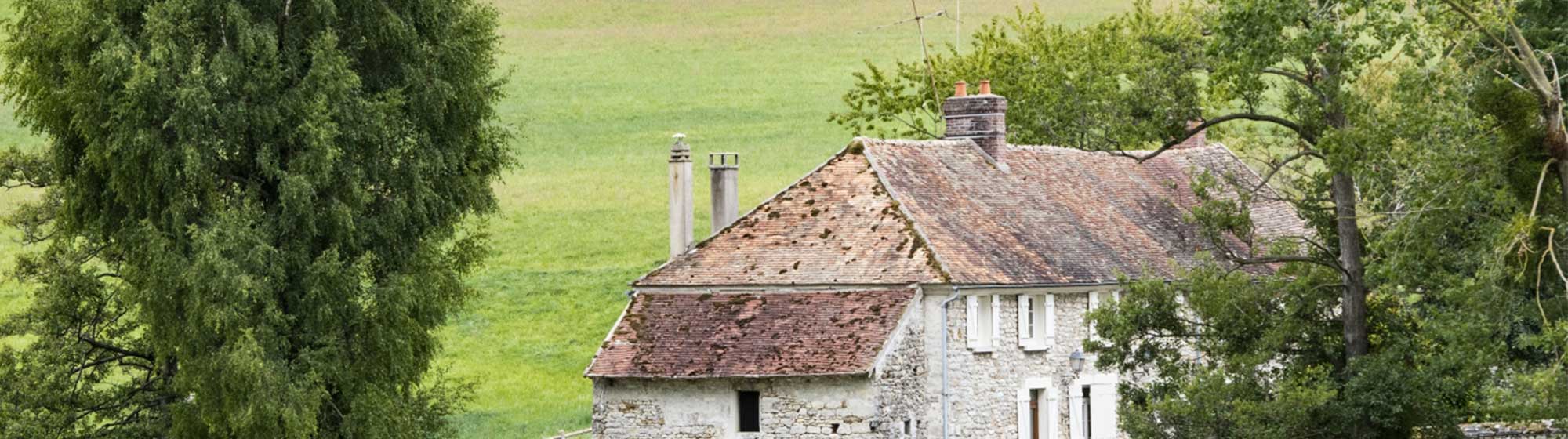 Château dans le parc du Vexin