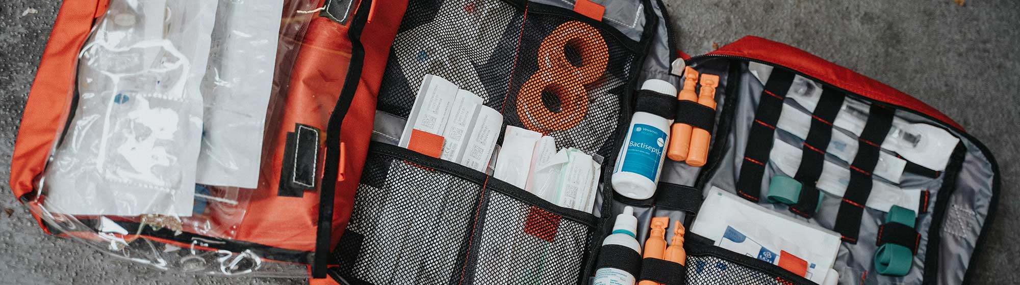 Une trousse de secours en cas de problème
