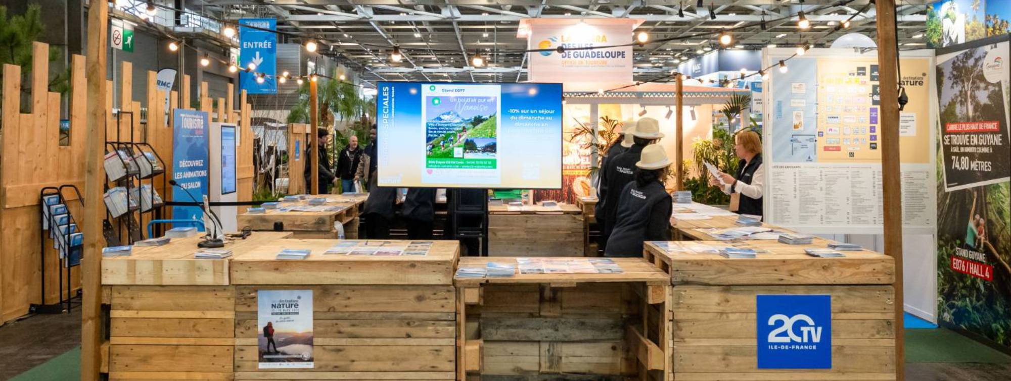 l'espace point info du salon destinations nature
