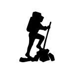 Un avatar d'un randonneur