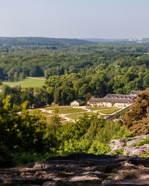 Village dans le parc du Gatinais
