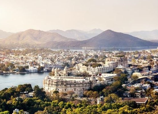 La zone désertique du Rajasthan en VTT en Inde