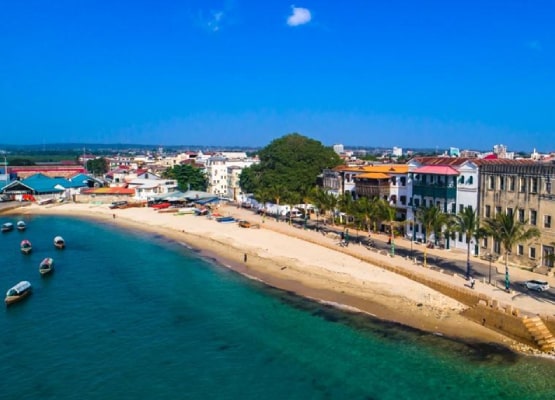 La côte de Zanzibar