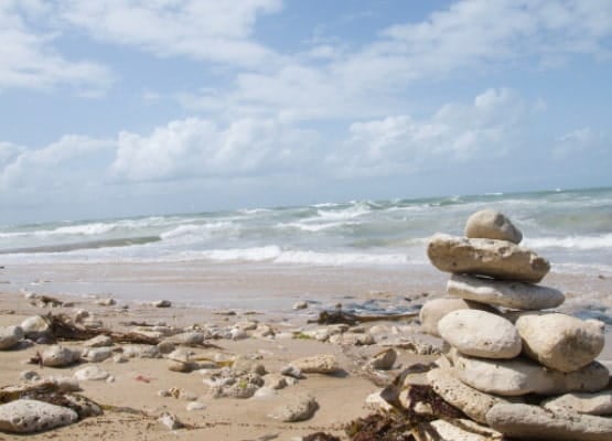 La plage à l'île de Ré