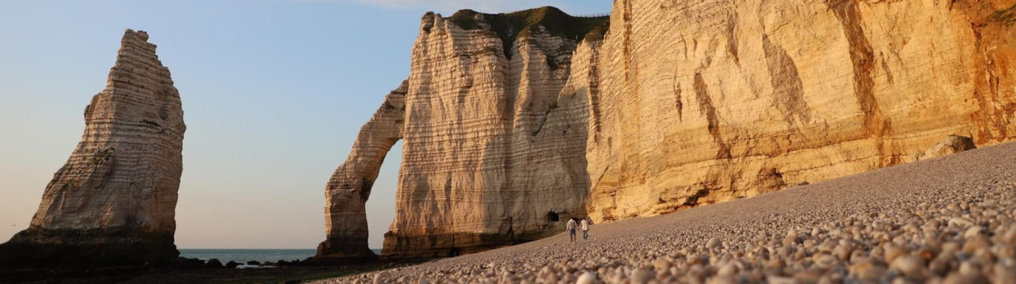 Les falaises en Normandie 