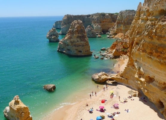Les belles plages de sable de l'Atlantique