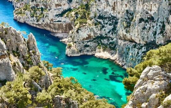 Les calanques de Marseilles
