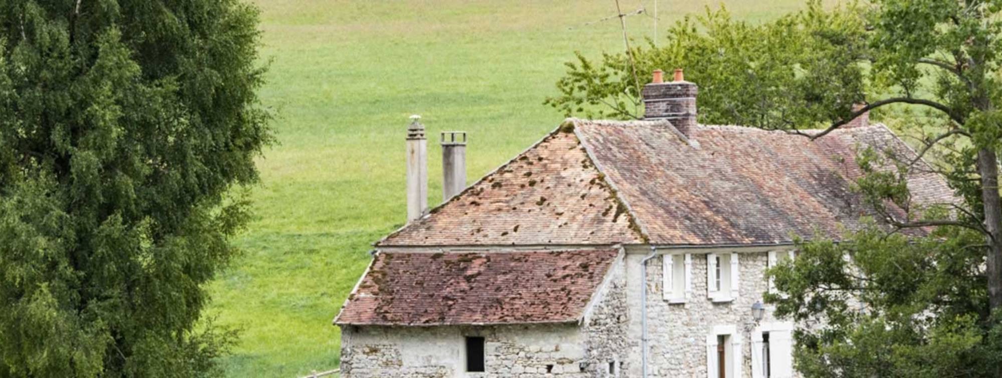 Château dans le parc du Vexin