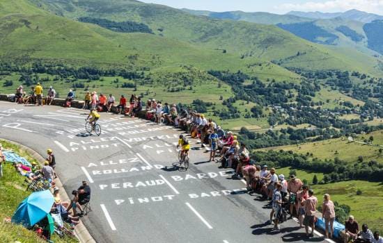 Une étape en montagne du tour de France