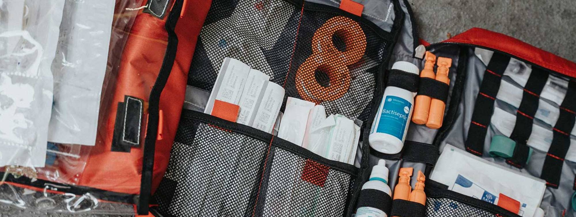 Une trousse de secours en cas de problème
