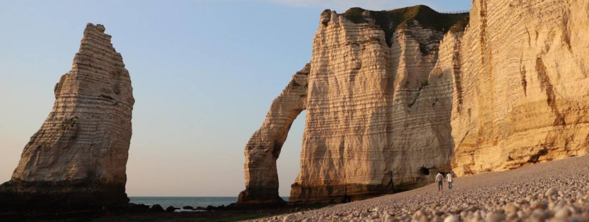 Les falaises en Normandie 