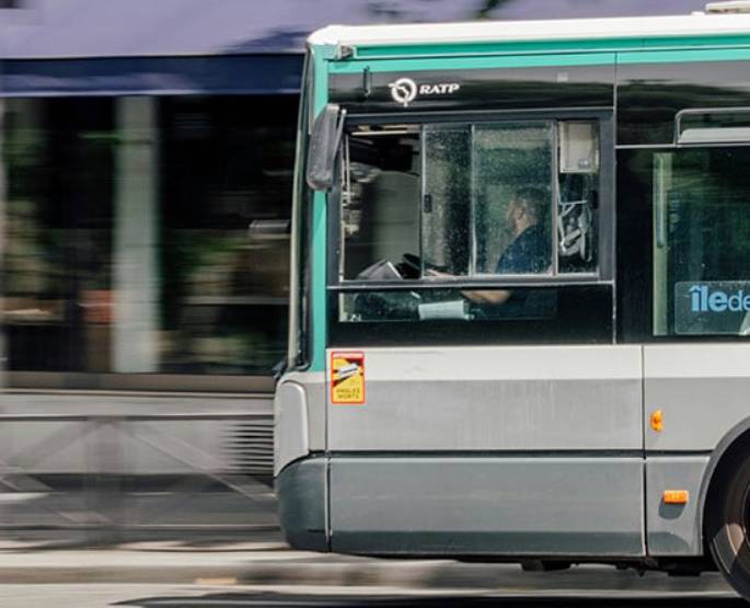 Un bus du réseau parisien