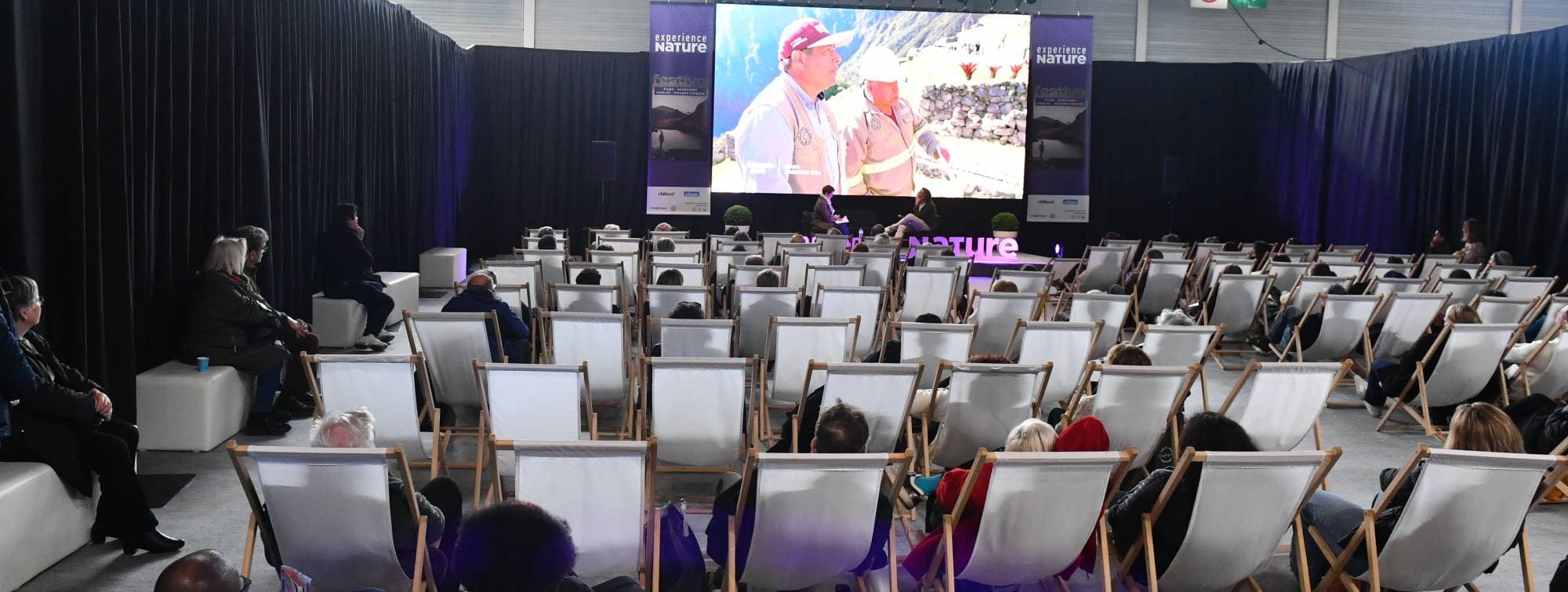 la salle du festival de films expérience nature