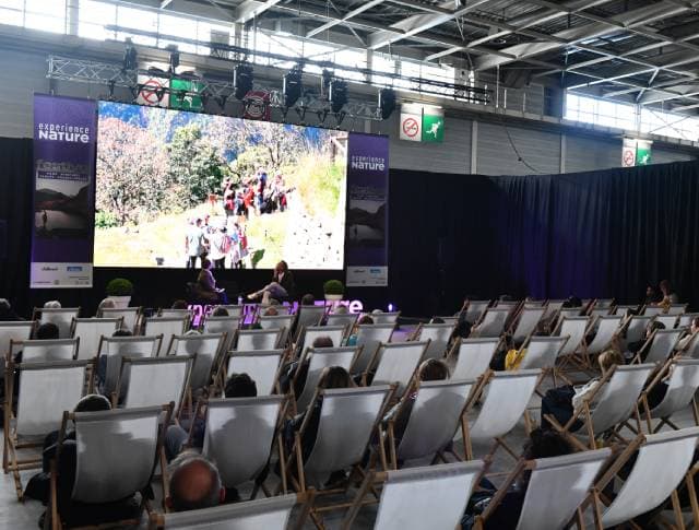 la salle du festival de films Expérience Nature
