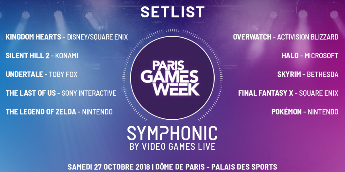 Setlist de Symphonic 2018 affiche