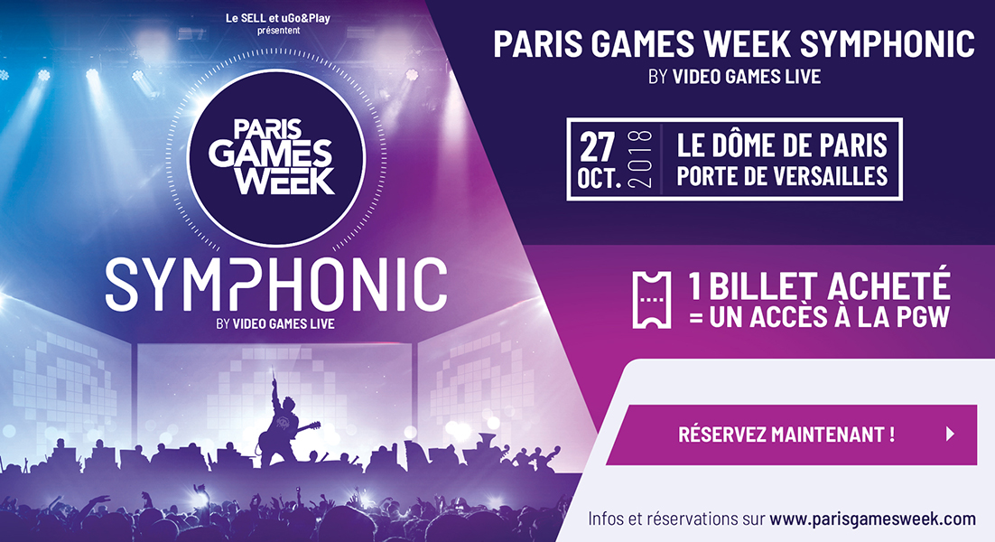 PARIS GAMES WEEK SYMPHONIC 2018 REVIENT CETTE ANNÉE ! affiche